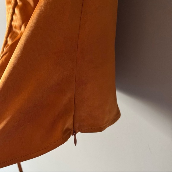 LUCY PARIS GATHERED TOP SIZE XS BRONZE / BURNT ORANGE - Picture 3 of 9